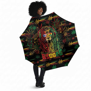 Puerto Rico One Love Reggae Lion Umbrella Caribbean Reggae Spirit