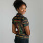 Personalized Puerto Rico One Love Reggae Lion Women Polo Shirt Caribbean Reggae Spirit