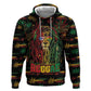 Personalized Puerto Rico One Love Reggae Lion Zip Hoodie Caribbean Reggae Spirit