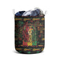 Trinidad and Tobago One Love Reggae Lion Laundry Basket Caribbean Reggae Spirit
