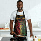 Trinidad and Tobago One Love Reggae Lion Apron Caribbean Reggae Spirit