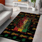 Trinidad and Tobago One Love Reggae Lion Area Rug Caribbean Reggae Spirit