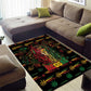 Trinidad and Tobago One Love Reggae Lion Area Rug Caribbean Reggae Spirit