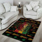 Trinidad and Tobago One Love Reggae Lion Area Rug Caribbean Reggae Spirit