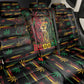 Trinidad and Tobago One Love Reggae Lion Back Car Seat Cover Caribbean Reggae Spirit
