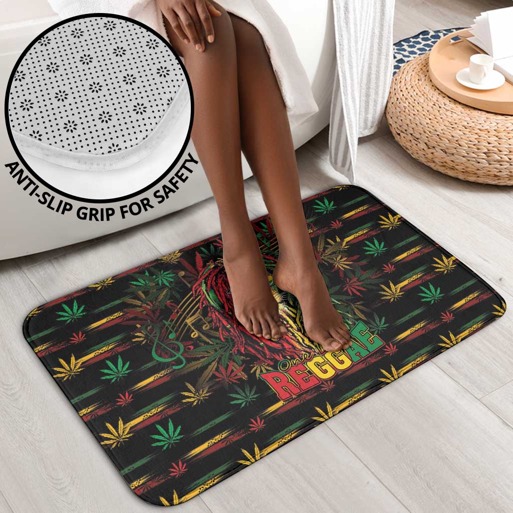 Trinidad and Tobago One Love Reggae Lion Bathroom Set Caribbean Reggae Spirit