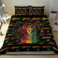 Trinidad and Tobago One Love Reggae Lion Bedding Set Caribbean Reggae Spirit