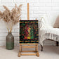 Trinidad and Tobago One Love Reggae Lion Canvas Wall Art Caribbean Reggae Spirit