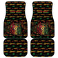 Personalized Trinidad and Tobago One Love Reggae Lion Car Mats Caribbean Reggae Spirit