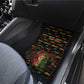 Personalized Trinidad and Tobago One Love Reggae Lion Car Mats Caribbean Reggae Spirit