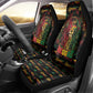 Trinidad and Tobago One Love Reggae Lion Car Seat Cover Caribbean Reggae Spirit