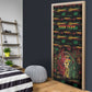 Personalized Trinidad and Tobago One Love Reggae Lion Door Cover Caribbean Reggae Spirit