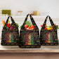 Trinidad and Tobago One Love Reggae Lion Grocery Bag Caribbean Reggae Spirit