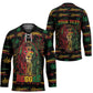 Personalized Trinidad and Tobago One Love Reggae Lion Hockey Jersey Caribbean Reggae Spirit