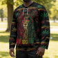 Personalized Trinidad and Tobago One Love Reggae Lion Hockey Jersey Caribbean Reggae Spirit
