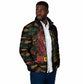 Personalized Trinidad and Tobago One Love Reggae Lion Padded Jacket Caribbean Reggae Spirit