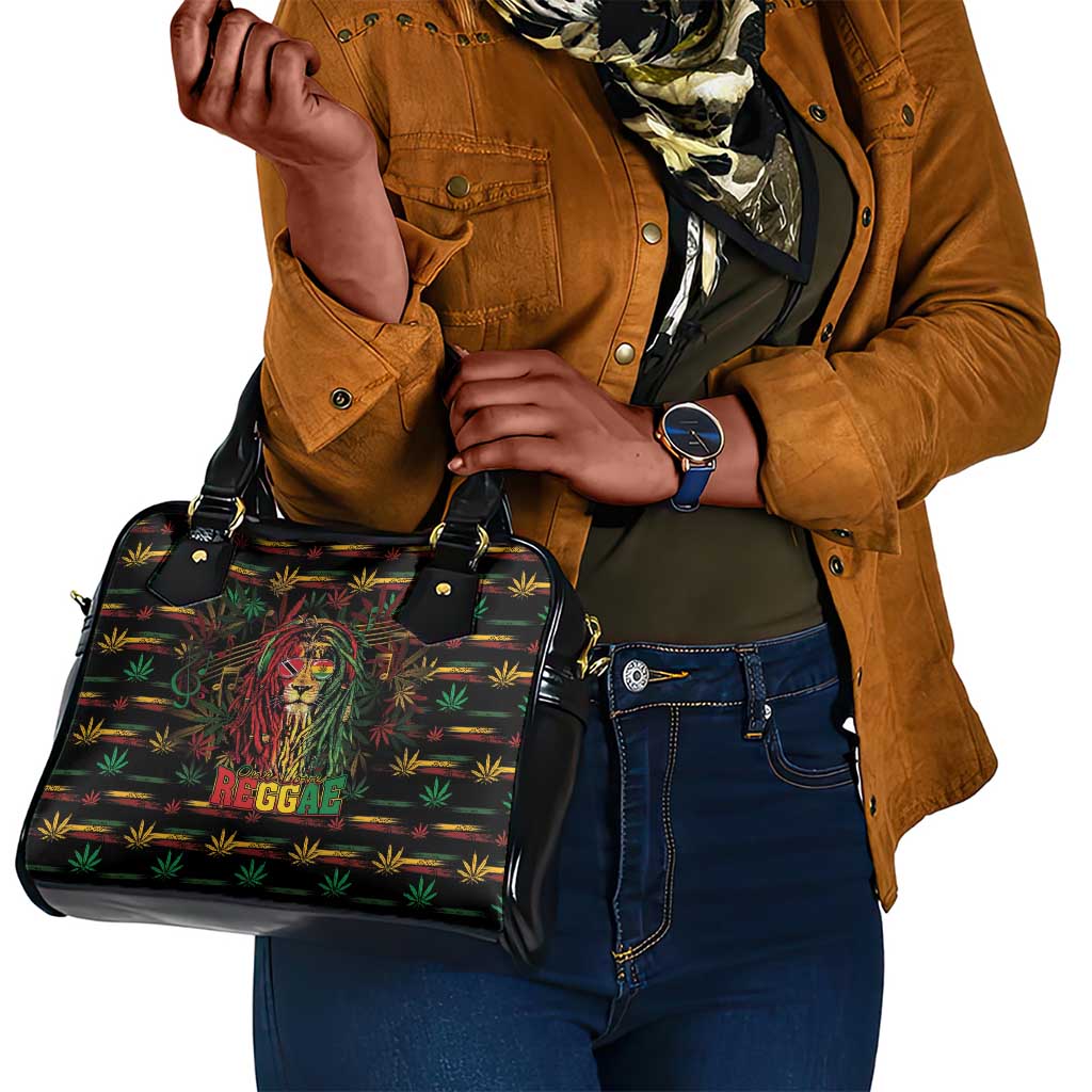 Trinidad and Tobago One Love Reggae Lion Shoulder Handbag Caribbean Reggae Spirit