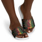 Trinidad and Tobago One Love Reggae Lion Slide Sandals Caribbean Reggae Spirit