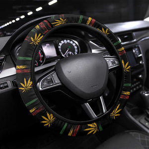 Trinidad and Tobago One Love Reggae Lion Steering Wheel Cover Caribbean Reggae Spirit