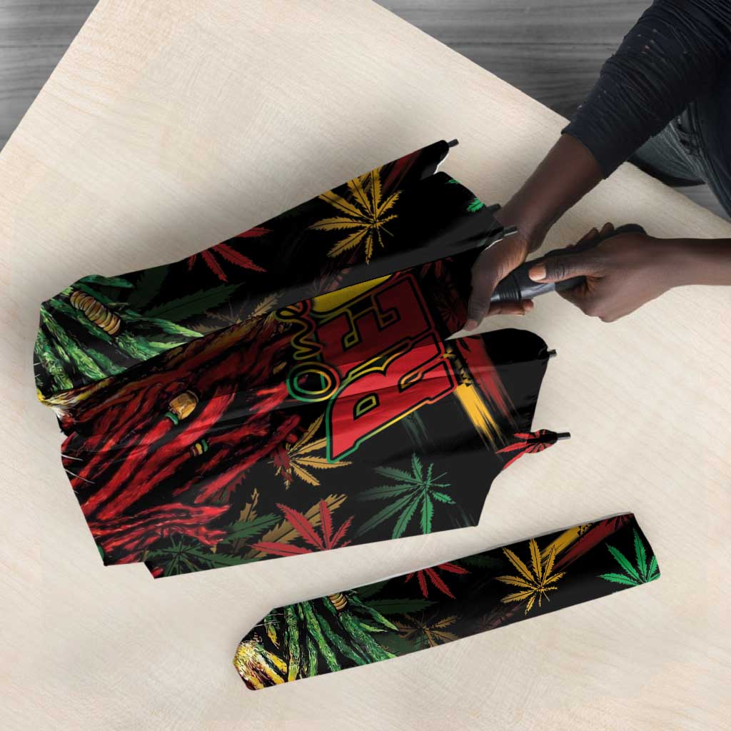 Trinidad and Tobago One Love Reggae Lion Umbrella Caribbean Reggae Spirit