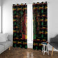 Trinidad and Tobago One Love Reggae Lion Window Curtain Caribbean Reggae Spirit