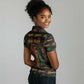 Personalized Trinidad and Tobago One Love Reggae Lion Women Polo Shirt Caribbean Reggae Spirit