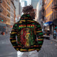 Personalized Trinidad and Tobago One Love Reggae Lion Zip Hoodie Caribbean Reggae Spirit