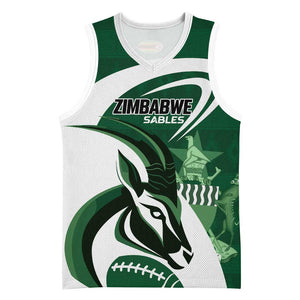 Custom Rugby Zimbabwe Basketball Jersey Sables Is The Champion - African Pride