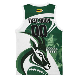 Custom Rugby Zimbabwe Basketball Jersey Sables Is The Champion - African Pride