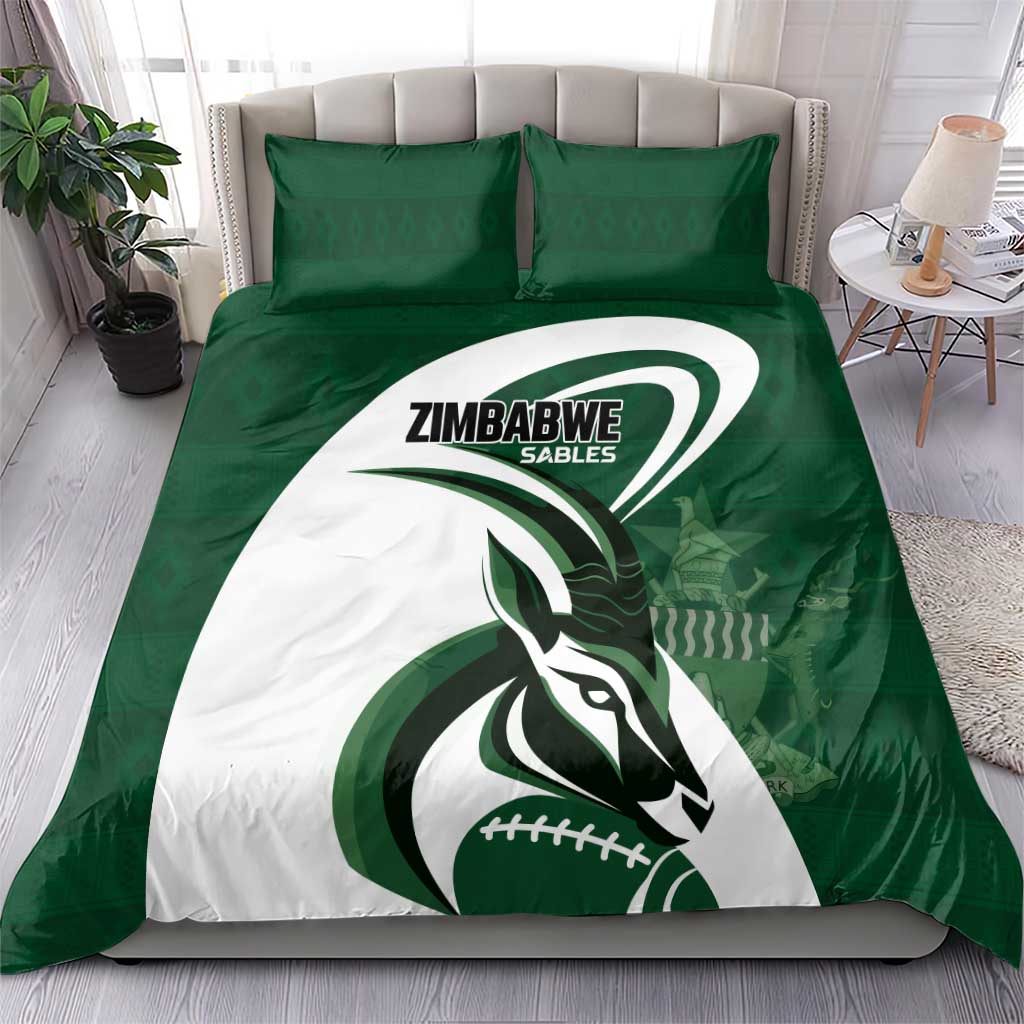 Rugby Zimbabwe Bedding Set Sables Is The Champion - African Pride
