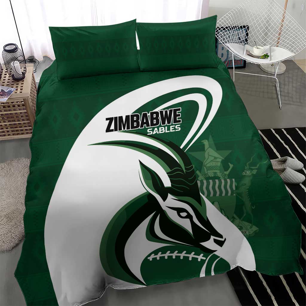 Rugby Zimbabwe Bedding Set Sables Is The Champion - African Pride
