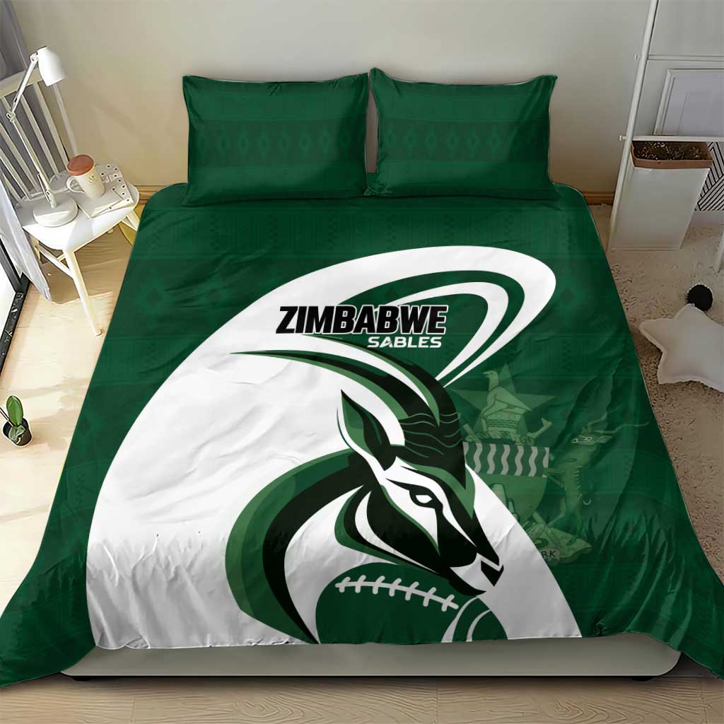 Rugby Zimbabwe Bedding Set Sables Is The Champion - African Pride