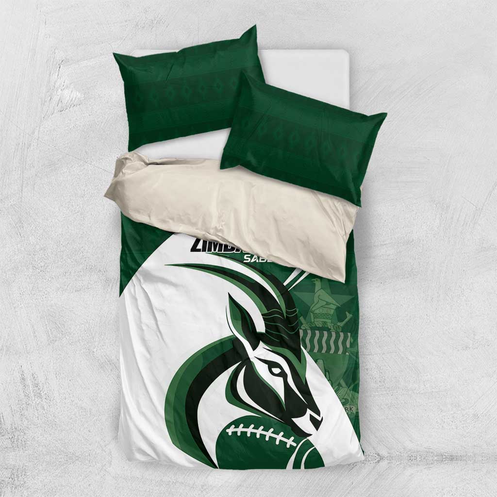 Rugby Zimbabwe Bedding Set Sables Is The Champion - African Pride