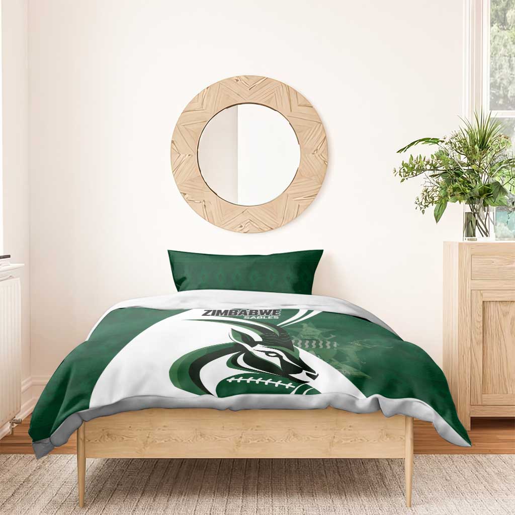 Rugby Zimbabwe Bedding Set Sables Is The Champion - African Pride