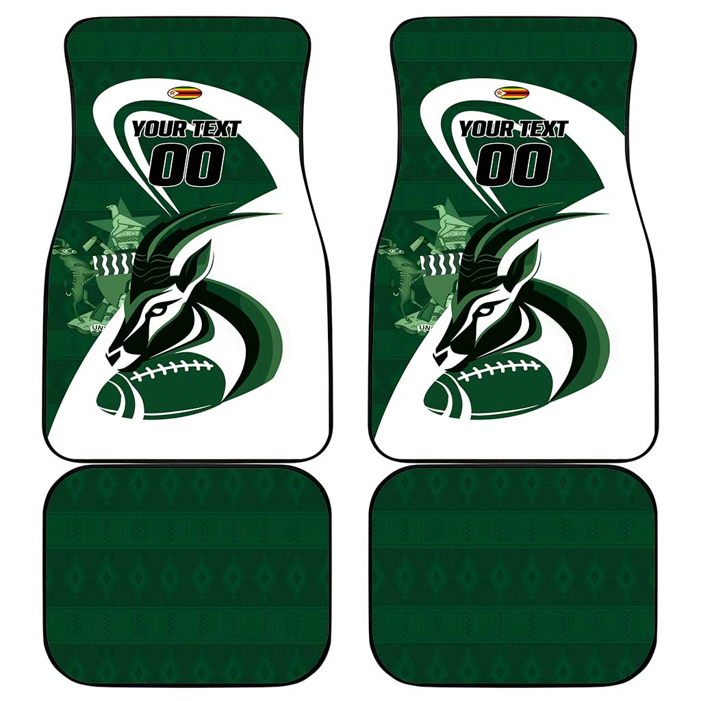 Rugby Zimbabwe Car Mats Sables Is The Champion - African Pride