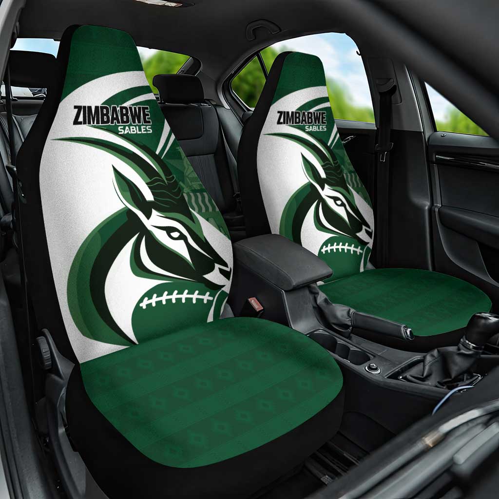 Rugby Zimbabwe Car Seat Cover Sables Is The Champion - African Pride