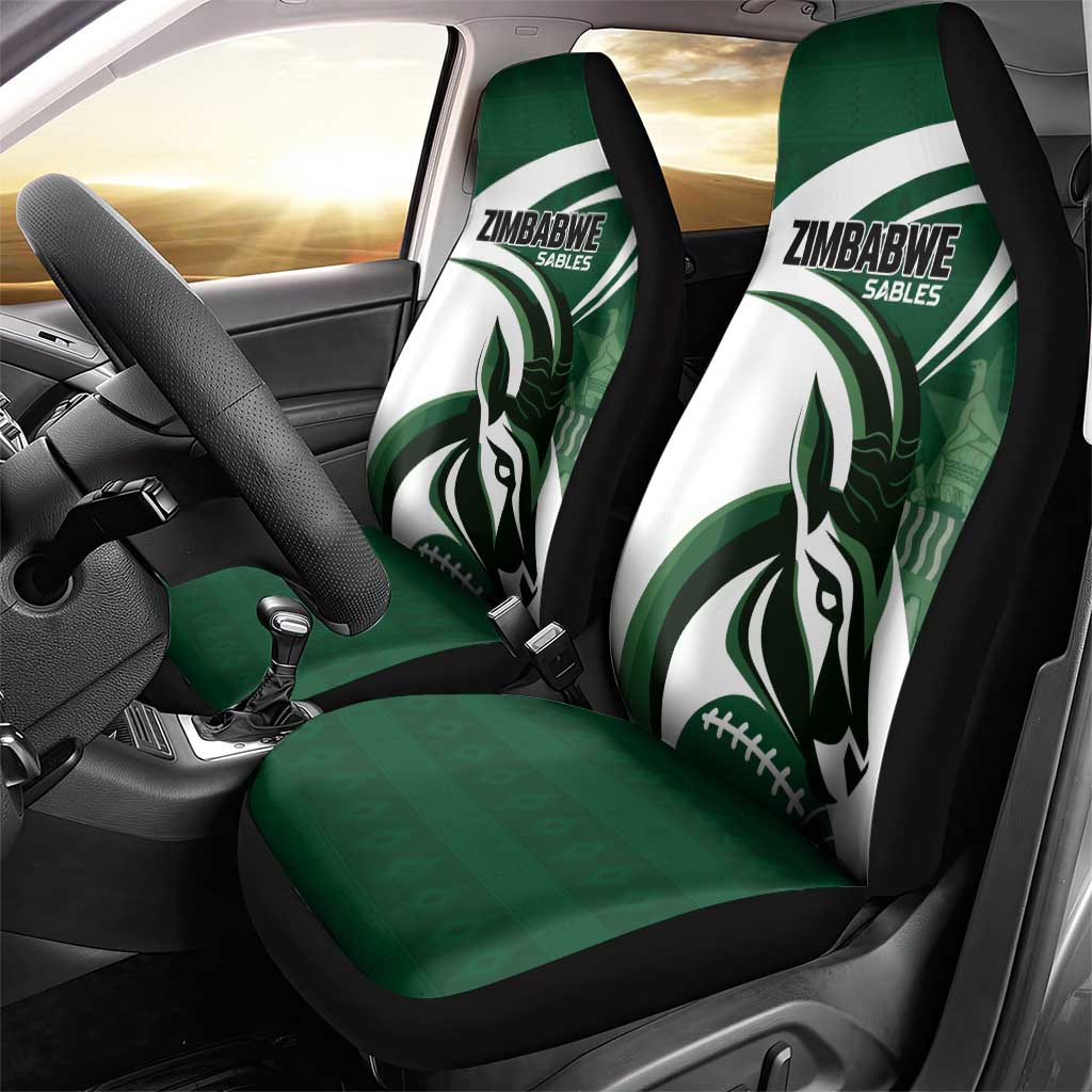 Rugby Zimbabwe Car Seat Cover Sables Is The Champion - African Pride