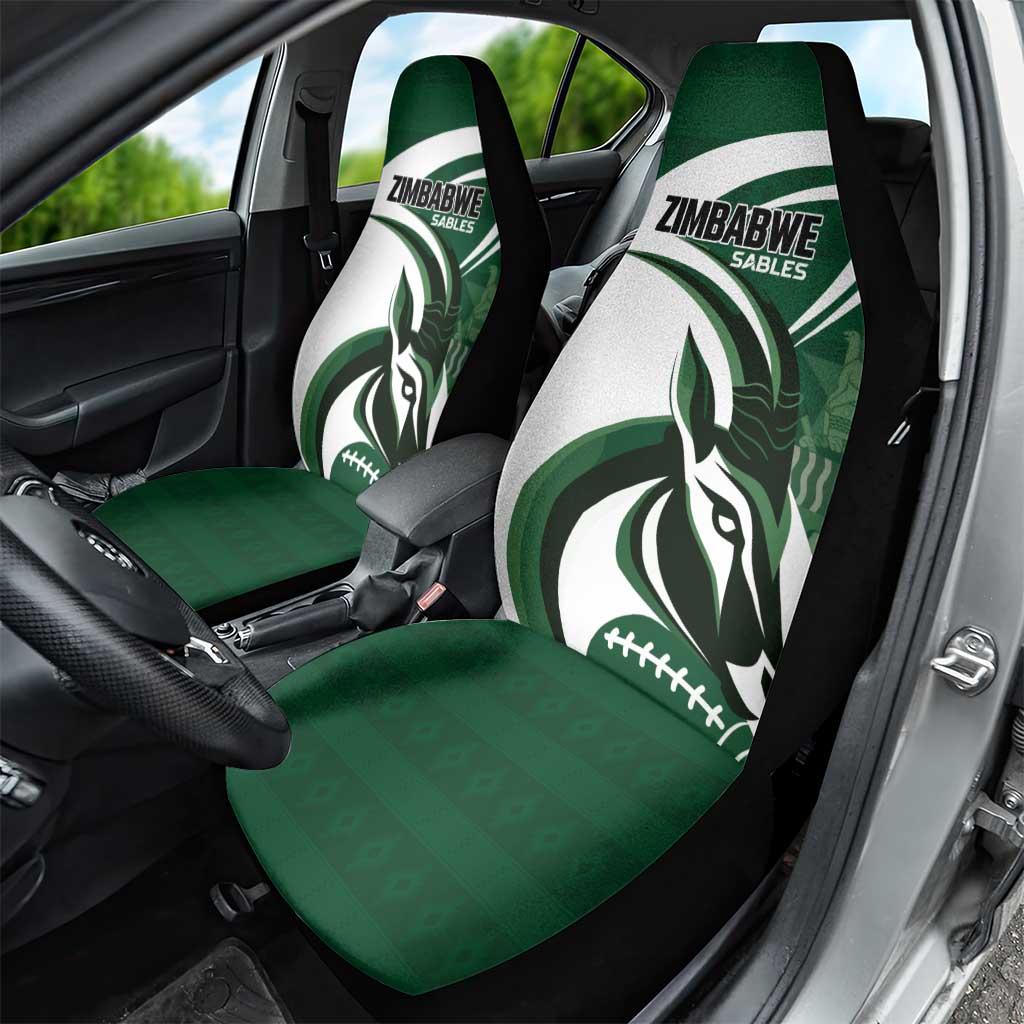 Rugby Zimbabwe Car Seat Cover Sables Is The Champion - African Pride