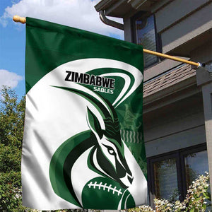 Rugby Zimbabwe Garden Flag Sables Is The Champion - African Pride
