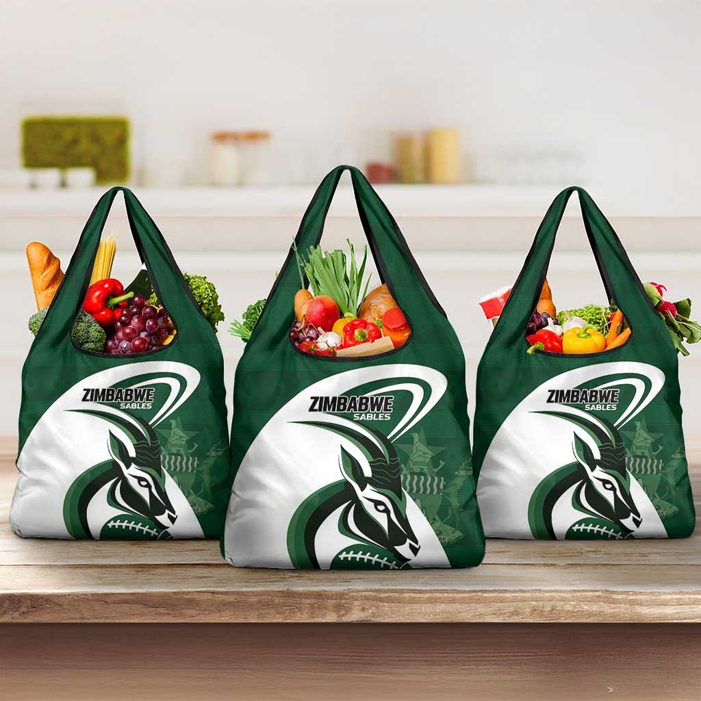 Rugby Zimbabwe Grocery Bag Sables Is The Champion - African Pride