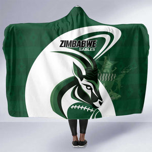 Rugby Zimbabwe Hooded Blanket Sables Is The Champion - African Pride