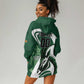 Custom Rugby Zimbabwe Hoodie Dress Sables Is The Champion - African Pride