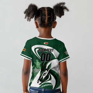 Custom Rugby Zimbabwe Kid T shirt Sables Is The Champion - African Pride