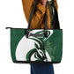 Rugby Zimbabwe Leather Tote Bag Sables Is The Champion - African Pride
