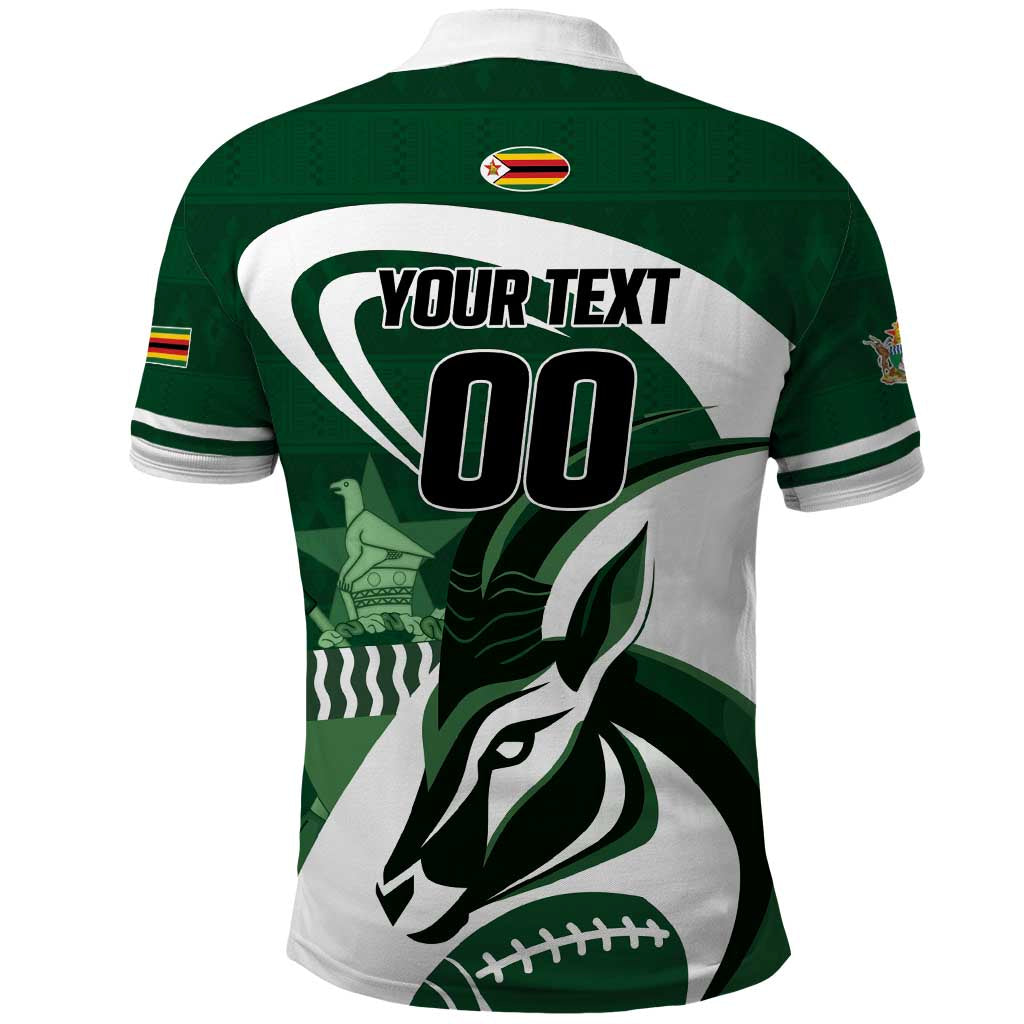 Custom Rugby Zimbabwe Polo Shirt Sables Is The Champion - African Pride