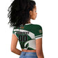 Custom Rugby Zimbabwe Raglan Cropped T shirt Sables Is The Champion - African Pride