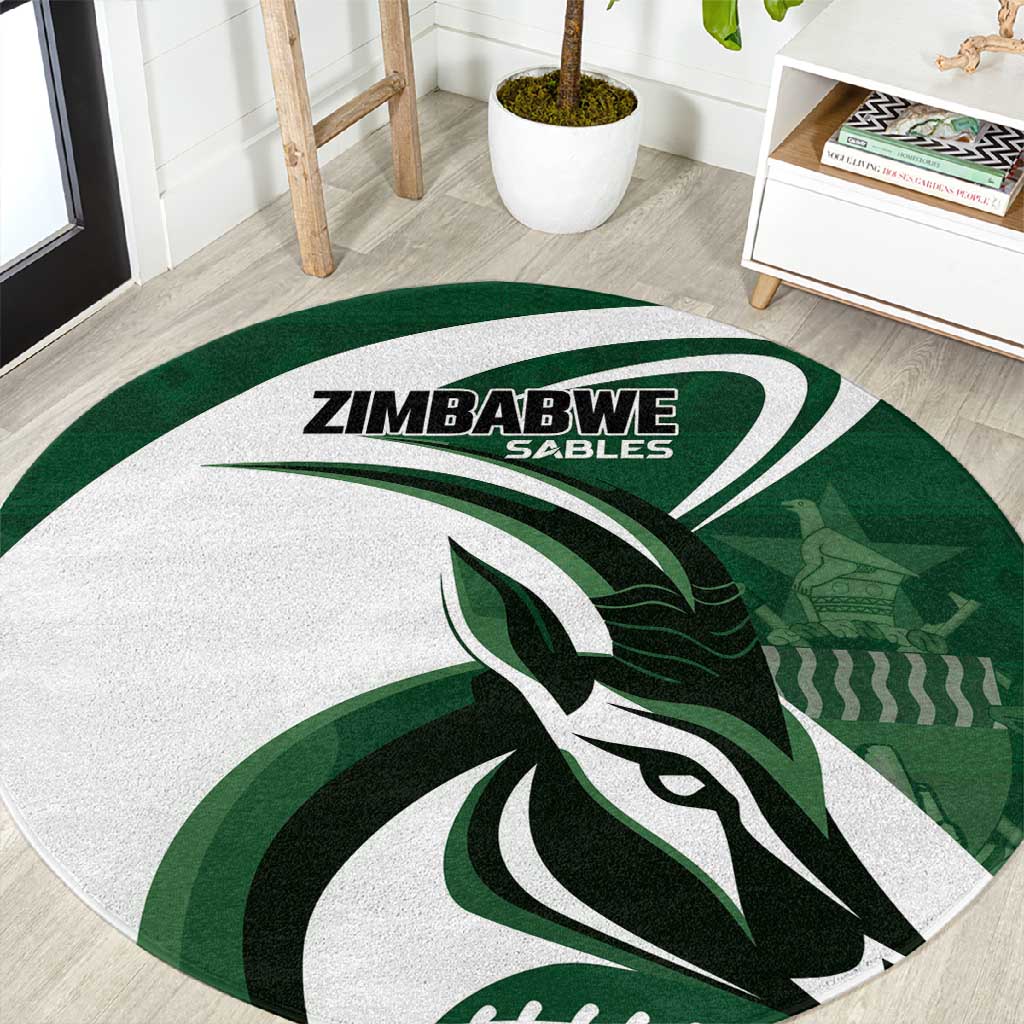 Rugby Zimbabwe Round Carpet Sables Is The Champion - African Pride