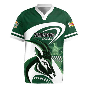 Custom Rugby Zimbabwe Rugby Jersey Sables Is The Champion - African Pride