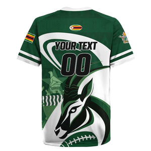 Custom Rugby Zimbabwe Rugby Jersey Sables Is The Champion - African Pride