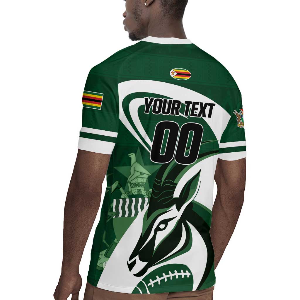 Custom Rugby Zimbabwe Rugby Jersey Sables Is The Champion - African Pride